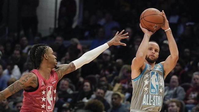 Hasil NBA All Star: Curry Rekor Three Point, Team LeBron Menang