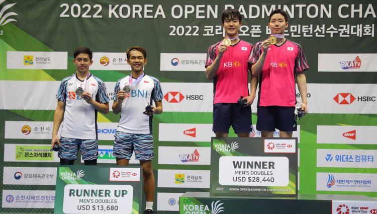 Pantas Juara Korea Open 2022, Penakluk Fajar/Rian Semangat Menggebu Berkat 'Sihir' Bidadari - INDOSPORT